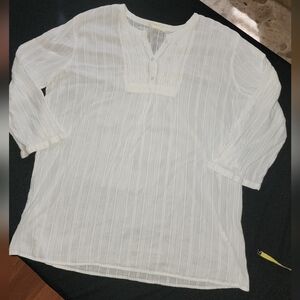 Old Navy White Eyelet Blouse